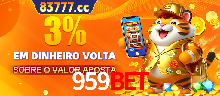 Promoção para baixar e instalar o aplicativo do cassino 959BET. O banner oferece uma recompensa de R1aR1aR8, com a imagem de uma cobra sobre moedas de ouro.